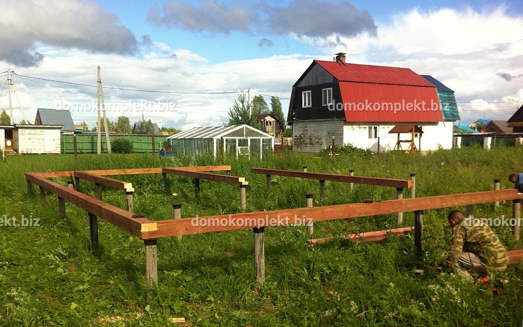 Строительство дома по проекту «Поцелуево»