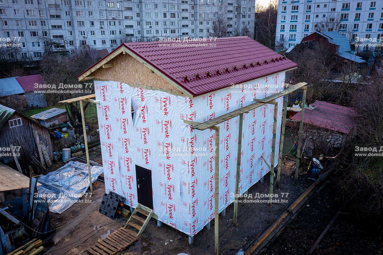 Строительство дома в городе Балашиха, Московская область