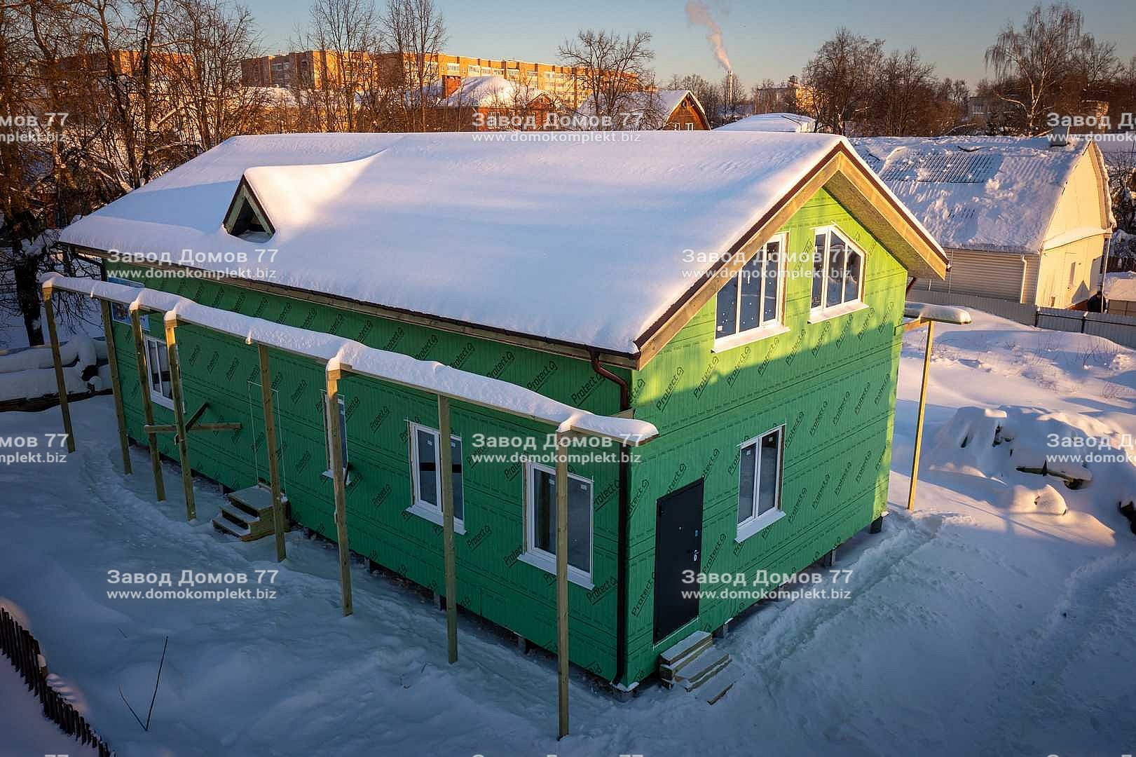 Строительство дома в городе Егорьевск, Московская область
