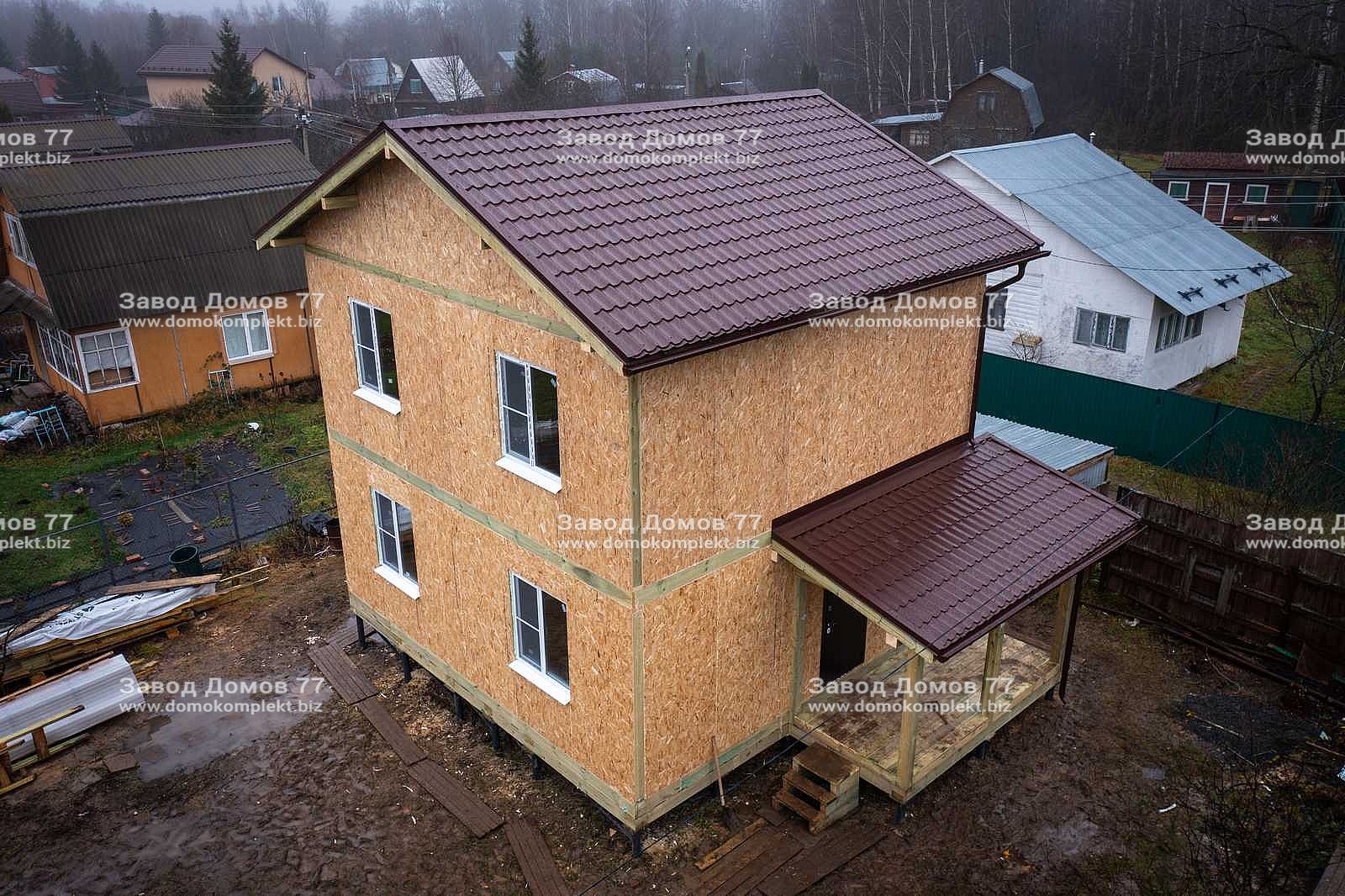 Строительство дома в садовом товариществе Гея, Ступинский район