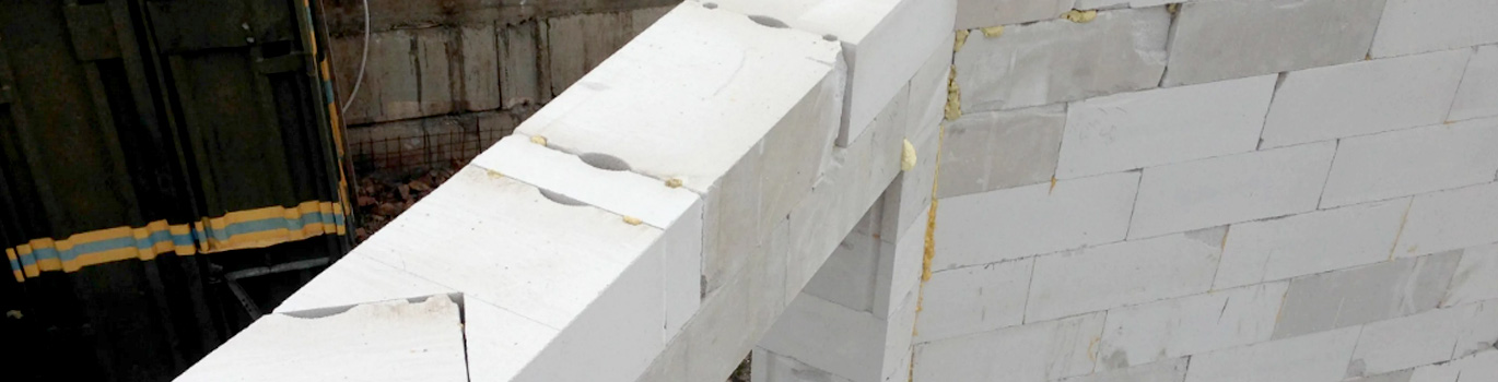 Стена из газосиликата